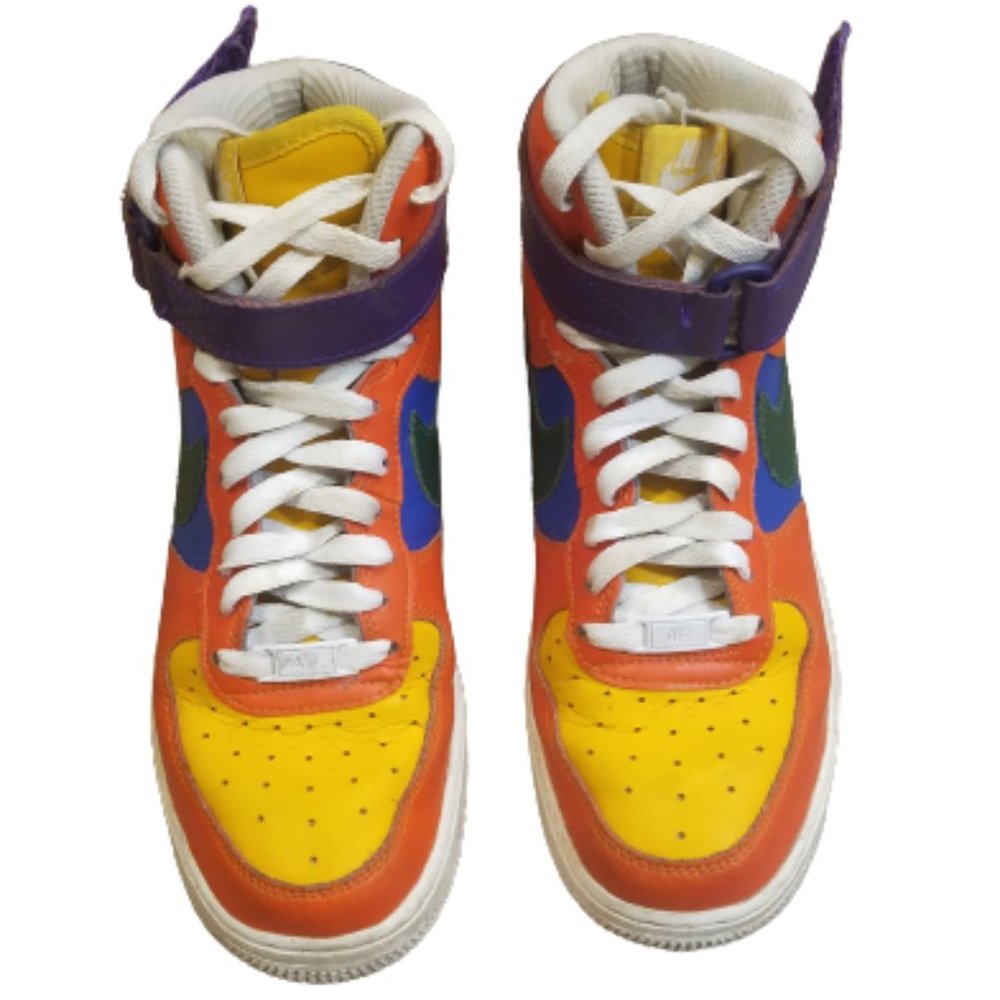 Nike ID Air Force 1 High Custom Colors | Men's 7.5 AQ3777-991 Sneakers Pre-Owned